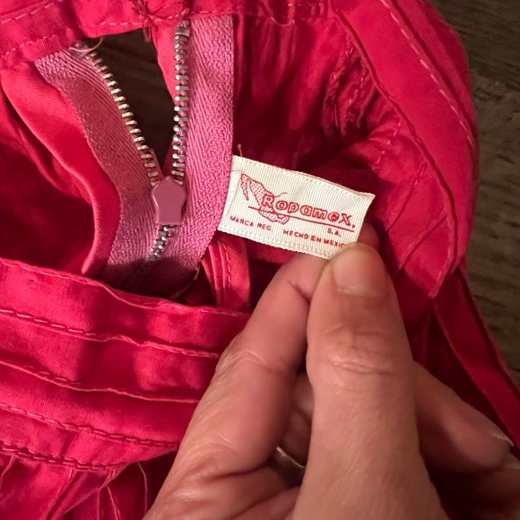 Echo Vibrant Pink Tiered Maxi Skirt - Picture 4 of 6